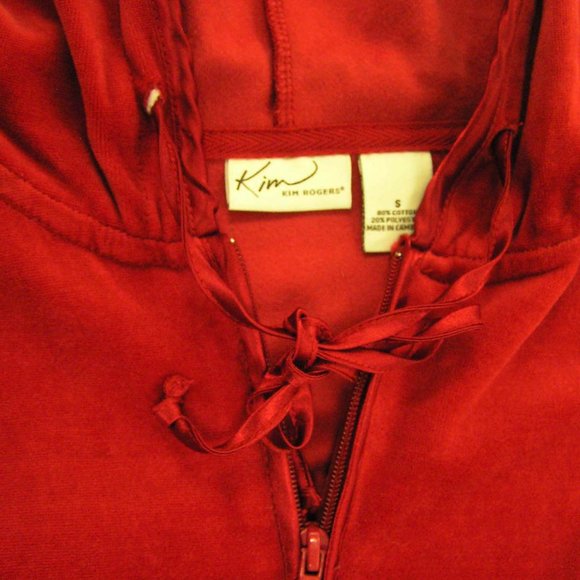 Kim Rogers Red TrackSuit Size Small - Picture 2 of 6